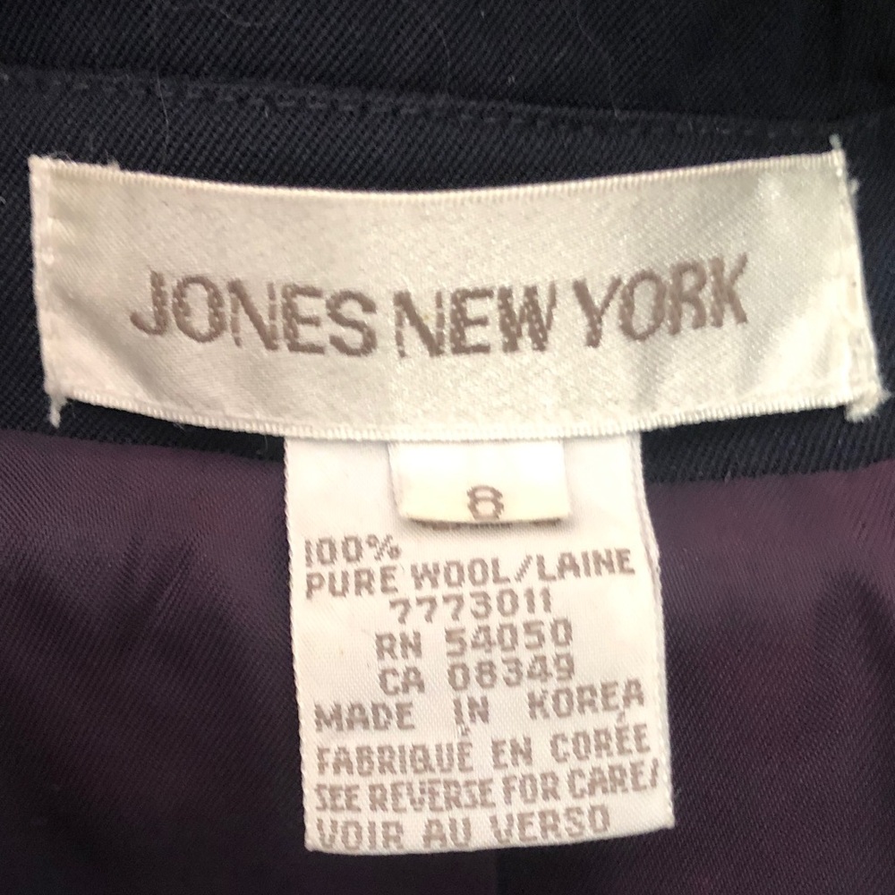 Jones New York Navy Wool Trench coat.